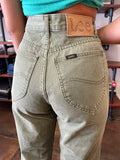 Jeans Lee verde militare