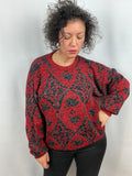 MAglione Rosso Anni 80