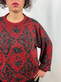 MAglione Rosso Anni 80