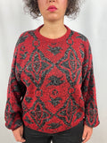 MAglione Rosso Anni 80