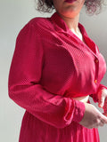 Completino rosso a pois