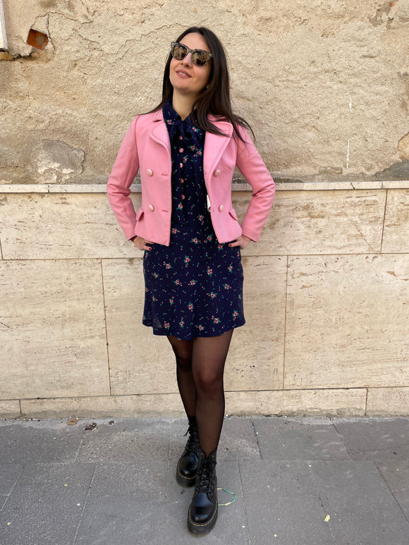 Completo blu e rosa