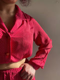 Completino rosso a pois