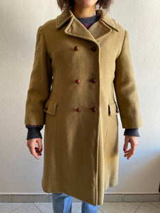 Cappotto doppio petto beige