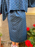 Completo Kimono blu e rosso