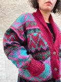 Cardigan Bordeaux