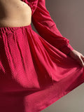 Completino rosso a pois
