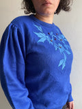 Maglione blu elettrico