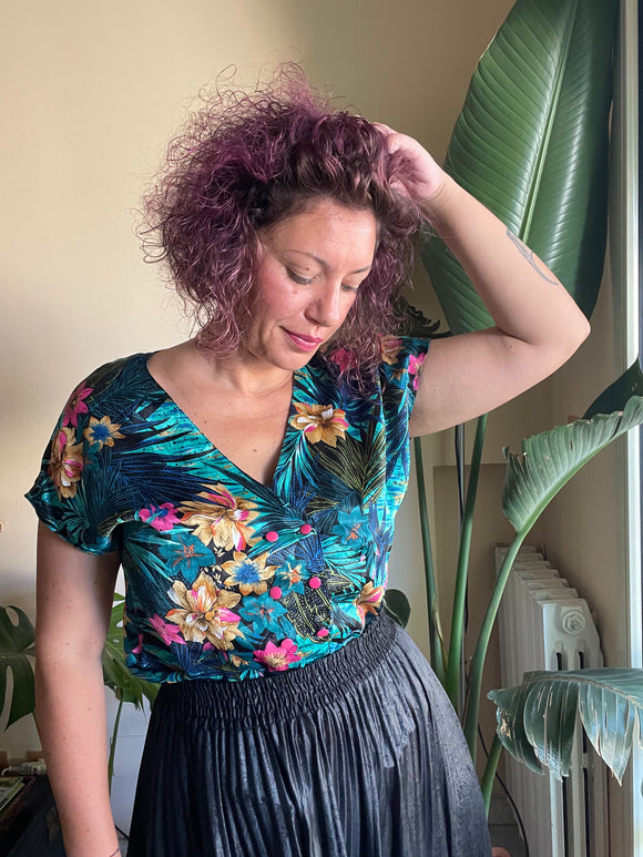 Blusa doppio petto