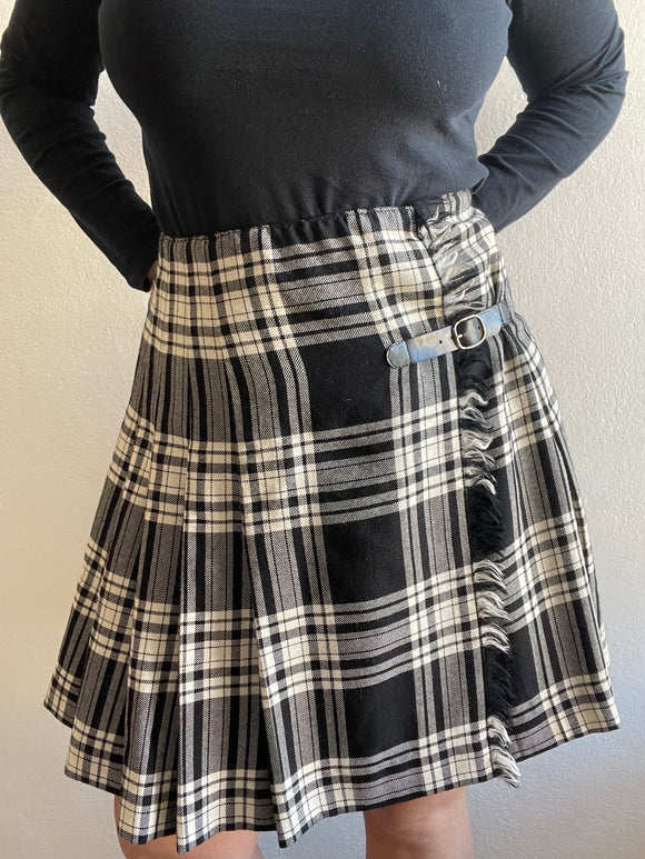 Kilt bianco e nero