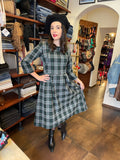 Abito tartan grigio