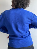 Maglione blu elettrico