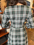Abito tartan grigio