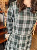 Abito tartan grigio