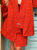 Completo Kimono lungo arancio