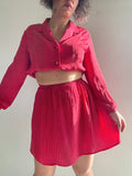 Completino rosso a pois