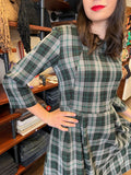 Abito tartan grigio