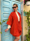 Completo Kimono lungo arancio