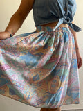 Gonna fantasia colori tenui