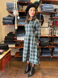 Abito tartan grigio