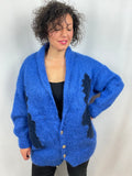 Cardigan Blu elettrico